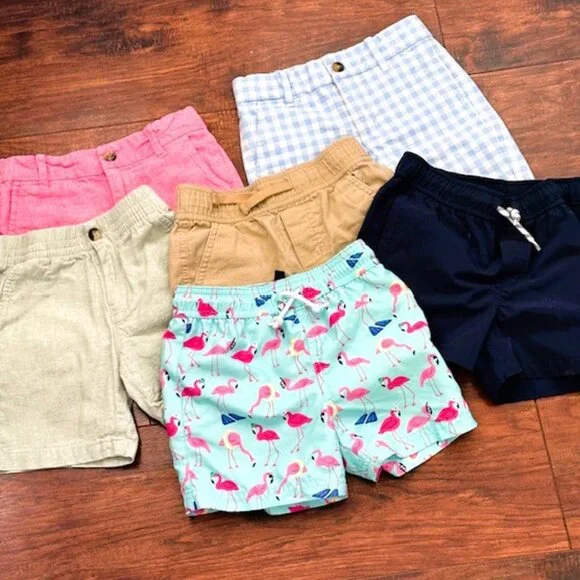 Janie and Jack Boys Size 4 Lot of 6 - 5 Shorts & 1 Swim Trunk - Picture 16 of 16